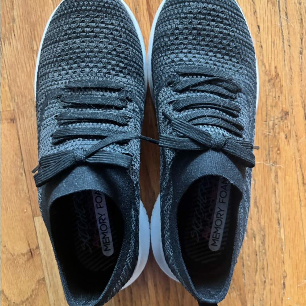Skechers Black Athletic Shoes